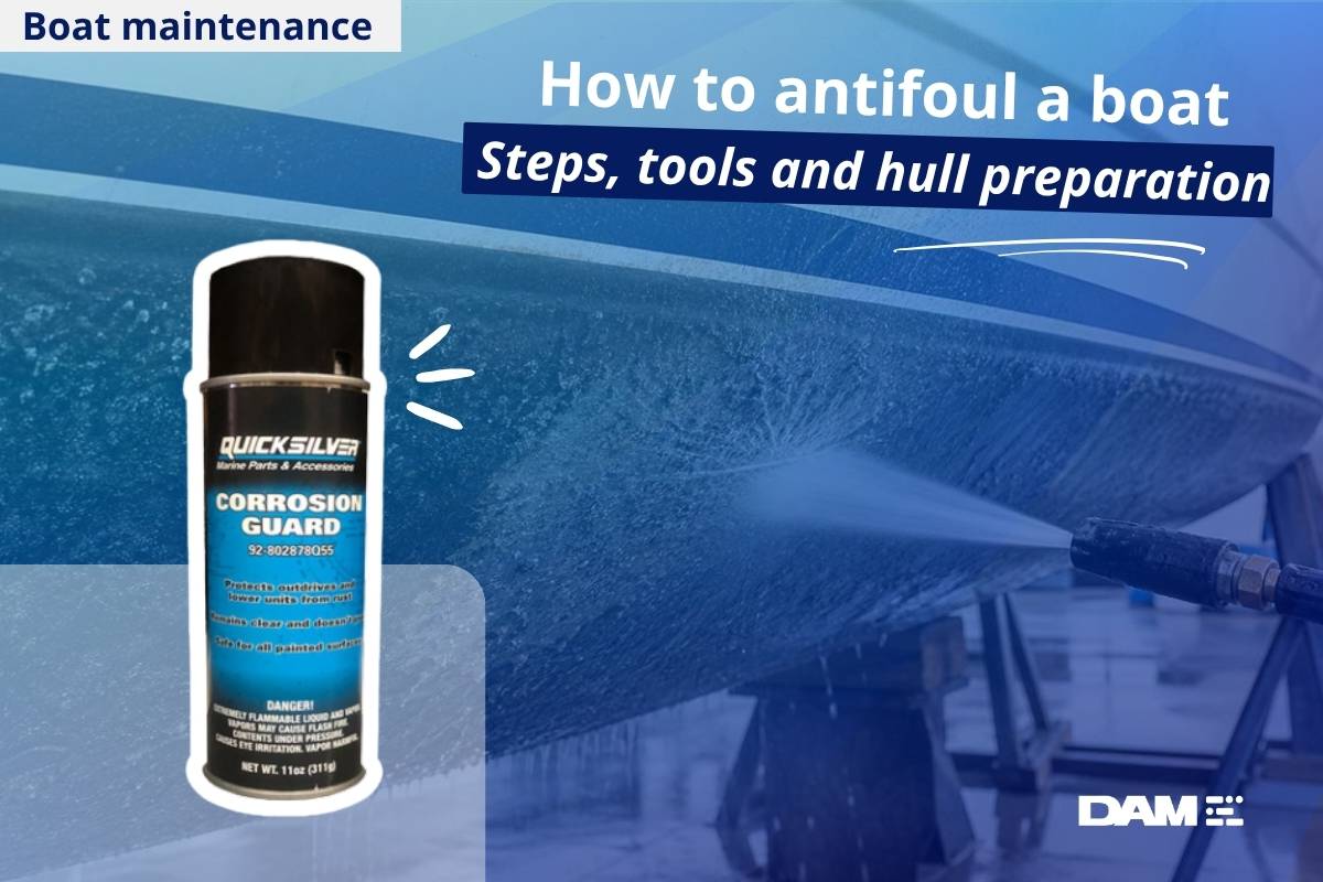 How to antifoul a boat? Steps, tools and hull preparation